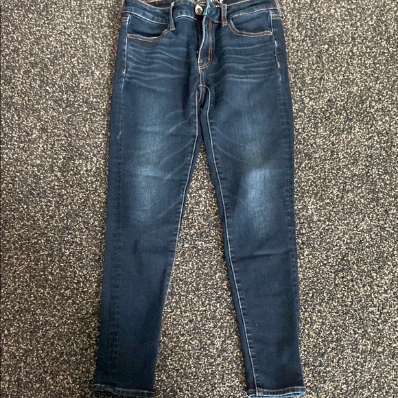 American Eagle Outfitters Blue Skinny Jeans with Stretch - Picture 5 of 5